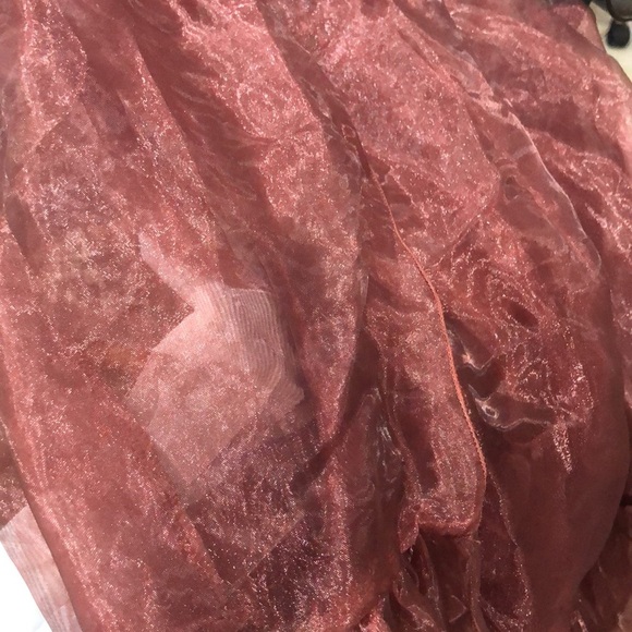 Free People intimately sheer chiffon Someone Say Bows Bodysuit Maxi dress size S - Picture 4 of 4